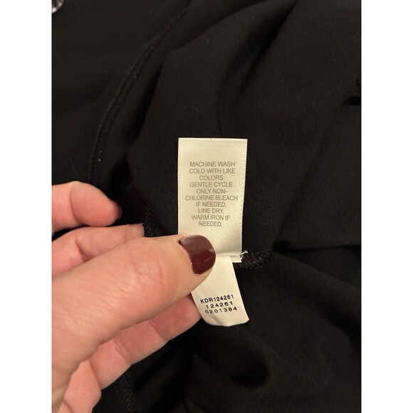 J. Jill Sz Medium 3/4 Sleeve T-Shirt Dress Vertical Stripe Color Block Nautical - Picture 5 of 7